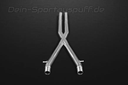 Capristo Edelstahl X-Pipe Verbindungsrohre Ferrari 550