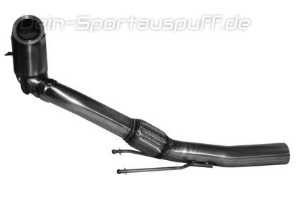 Bastuck Edelstahl Ø76mm Downpipe mit Sport-Kat Skoda Octavia 3 RS TSI