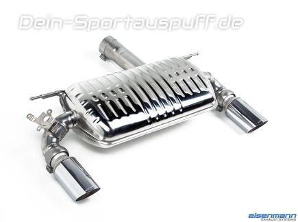 Eisenmann Edelstahl Duplex Sportauspuff BMW 4er 435i F32 F33 F36 je 1x90mm rund gerade