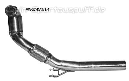 Bastuck Edelstahl Ø70mm Downpipe mit Kat Seat Leon 5F 1.2l + 1.4l TSI