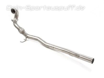 Ragazzon Edelstahl 76mm Downpipe inkl. Kat-Ersatzrohr VW Golf 7 R