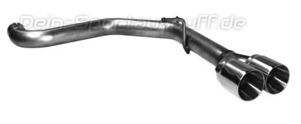 Bastuck Edelstahl Endrohrbogen Kia Ceed 2 Sportwagon GT-Line Typ JD 2x85mm rund doppelwandig gerade