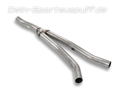 Fox Edelstahl Vorschalldämpfer-Ersatzrohr Ford Mustang VI 6 ab 2014 2.3l Ecoboost
