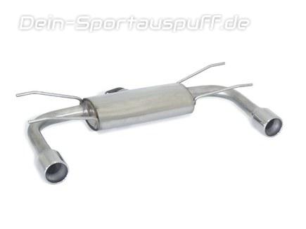 Ragazzon Edelstahl Duplex Sportauspuff Mazda MX-5 NC je 90mm rund eingerollt gerade