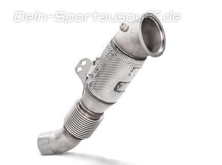 Akrapovic Edelstahl Downpipe mit Sport-Kat BMW 1er M140i F20 F21