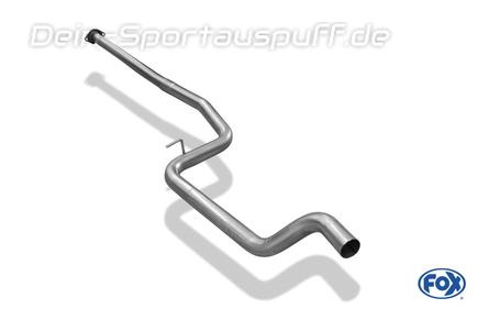 Fox Edelstahl Vorschalldämpfer-Ersatzrohr Ford Focus 3 Turnier 1.5l u. 1.6l Ecoboost