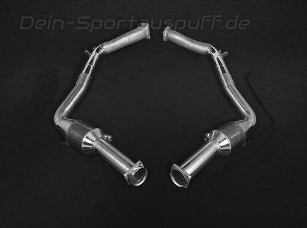 Capristo Edelstahl Downpipe mit 100-Zeller Sport-Kat Mercedes G-Klasse G63 AMG ab 2012