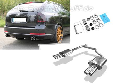 Auspuffanlage für Skoda Octavia II 1.6 8V 102hp auch LPG/Multifuel Auspuffanlage für Skoda Octavia II 1.6 8V 102hp auch LPG/Multifuel