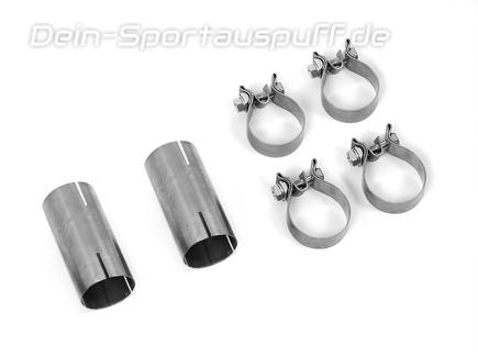 FOX Edelstahl Adapter inkl. Schellen Audi V8 D11 4.2l