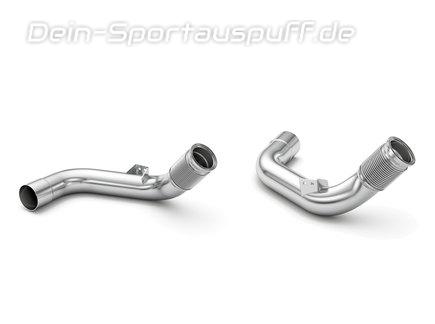 Eisenmann Edelstahl untere Downpipes mit Kat-Ersatzrohr BMW 5er F90 M5