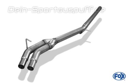 Fox Edelstahl Vorschalldämpfer Seat Exeo Limo u. ST