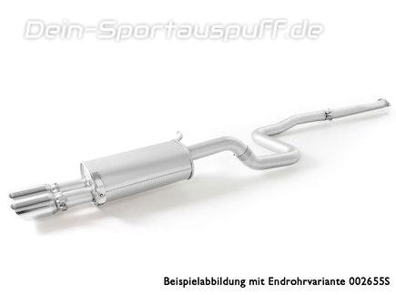 Milltek Edelstahl Racing-Komplettanlage ab Kat VW Polo 9N 1.8l GTI 2x76mm  rund eingerollt günstig online kaufen 