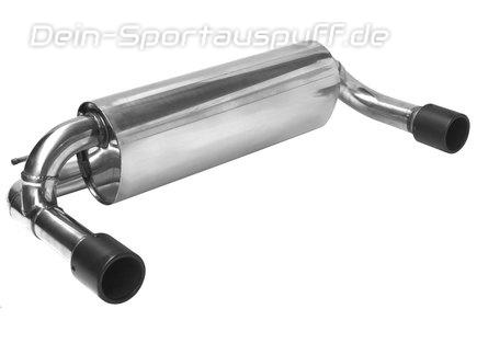 Bastuck Edelstahl Duplex Komplettanlage ab Kat mit Klappensteuerung BMW 2er F22 Coupe 3.0l Turbo je 90mm rund gerade