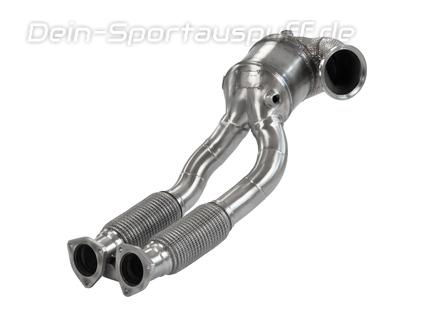 HJS Edelstahl Ø96mm Downpipe mit Sport-Kat Audi RS3 Typ 8V 2017-2018