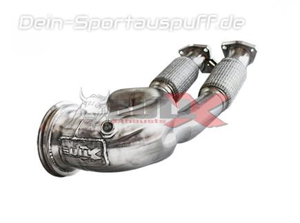 BULL-X Edelstahl Ø63mm Downpipe mit Kat-Ersatzrohr Audi RS3 8V 367PS BULL-X Edelstahl Ø63mm Downpipe mit Kat-Ersatzrohr Audi RS3 8V 367PS