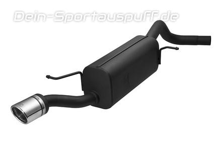 Ulter Sportauspuff Audi A1 Typ 8X 1.2l TFSI 1.4l TFSI 1.6l TDI 90mm rund eingerollt abgeschrägt mit Absorber