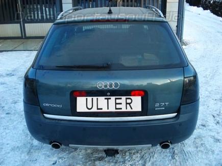 Ulter Duplex Sportauspuff Audi A6 C5 Typ 4BH Allroad 2.7l T je 90mm rund eingerollt abgeschrägt mit Absorber