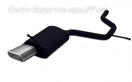 Ulter Sportauspuff Ford Mondeo MK3 Typ B4Y B5Y BWY 1.8l i 2.0l i 2.0l TDCi 167x60mm flachoval eingerollt abgeschrägt mit Absorber