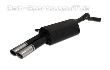 Ulter Sportauspuff Skoda OCTAVIA 1U Fließheck, Kombi 10/96-05 70mm rund eingerollt abgeschrägt mit Absorber
