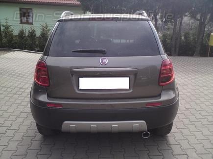 Ulter Sportauspuff Suzuki SX4 Typ GY 1.6l 90mm rund eingerollt abgeschrägt mit Absorber