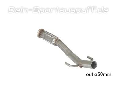 Ragazzon Edelstahl Verbindungsrohr vorn mit Flexrohr Peugeot 207 inkl. CC 1.6l THP