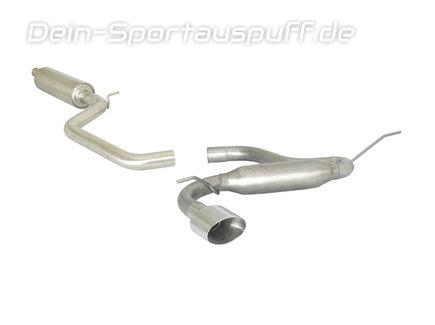 Ragazzon Edelstahl Komplettanlage ab Kat Audi A3 8V 2.0 TDI 135x90mm oval abgeschrägt