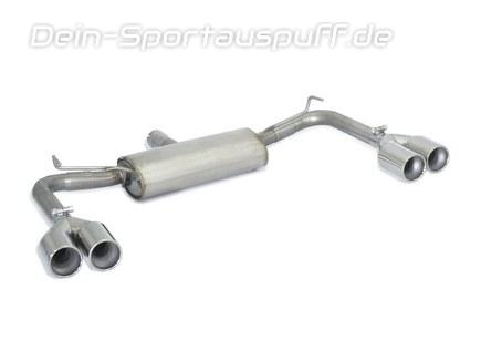 Ragazzon Edelstahl Duplex Sportauspuff Alfa Romeo Giulietta 1.8l 2.0l je 2x80mm rund eingerollt versetzt