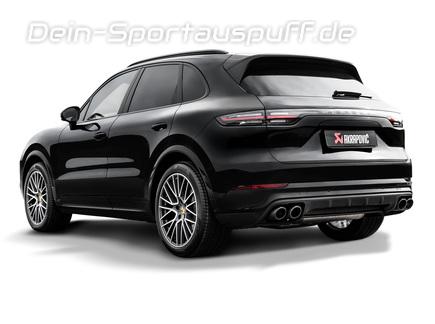 Akrapovic Evolution Line Titan Duplex Sportauspuff-Komplettanlage ab OPF Porsche Cayenne Typ 536