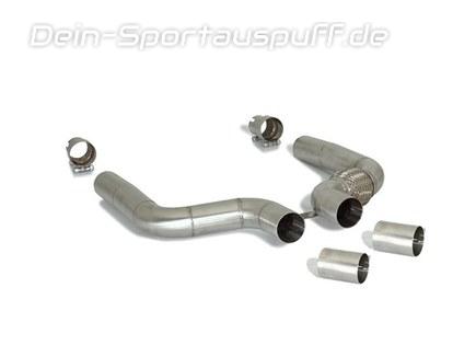 Ragazzon Edelstahl Verbindungsrohr vorn mit Flexrohr Ford Mustang 6 ab 2015 5.0l GT