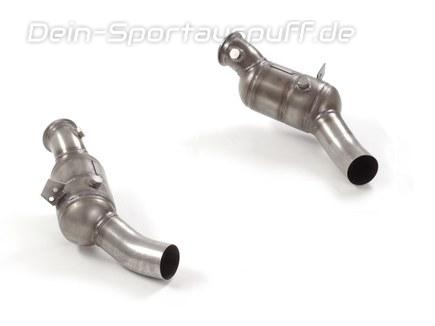 Ragazzon Edelstahl Downpipe mit 200-Zeller Sport-Kats Alfa Romeo Giulia Quadrifoglio (Mod. ab 10/2017)