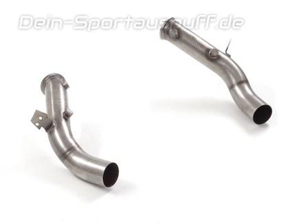 Ragazzon Edelstahl Downpipe mit Kat-Ersatzrohr Alfa Romeo Giulia Quadrifoglio (Mod. ab 10/2017)
