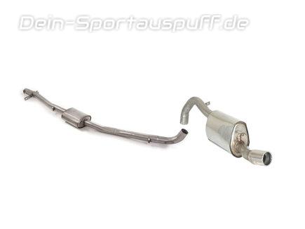Ragazzon Edelstahl Komplettanlage ab Kat Alfa Romeo 75 1.8l Turbo 80mm rund eingerollt