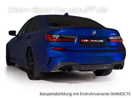 Remus Edelstahl Duplex Sportauspuff BMW 3er G20 320i 330i Limousine inkl.  Endrohrsatz nach Wahl günstig online kaufen 