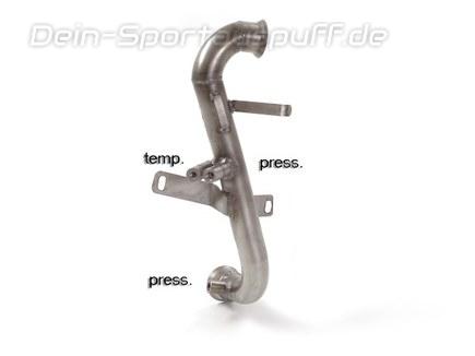 Ragazzon Edelstahl Partikelfilter-Ersatzrohr und Kat-Ersatzrohr Citroen C3 II 1.4l HDi