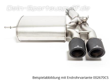 Remus Edelstahl Race Sportauspuff mit optionaler Klappensteuerung Mini F57 Cabrio JCW John Cooper Works (Mod. mit OPF) inkl. Endrohrsatz nach Wahl