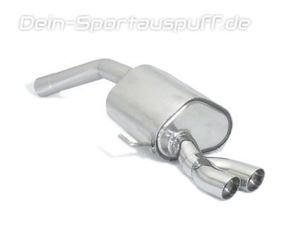 Ragazzon Edelstahl Sportauspuff Alfa Romeo 156 GTA Limo u. Sportwagon 2x70mm rund doppelwandig abgeschrägt