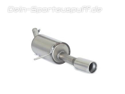 Ragazzon Edelstahl Sportauspuff Renault Clio 4 1.5l dCi 80mm rund eingerollt gerade