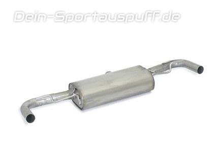 Ragazzon Edelstahl Duplex Sportauspuff Mercedes A-Klasse W176 A180 A200 für originalen Endrohrausgang