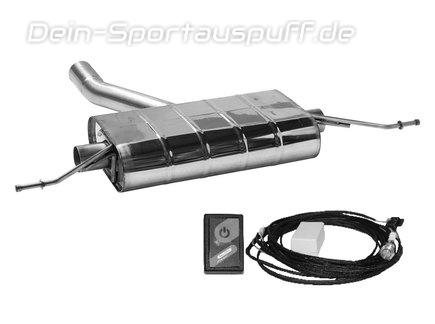 Bastuck Edelstahl Duplex Sportauspuff mit Klappensteuerung Volvo V90 ab 2017 T5 T6