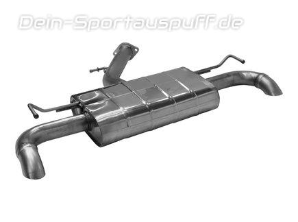 Bastuck Edelstahl Duplex Sportauspuff Kia XCeed Typ CD Benzin je 63mm rund scharfkantig nach unten gebogen
