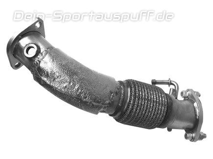 Bastuck Edelstahl Verbindungsrohr Bastuck Downpipe auf OPF mit Flexrohr Kia ProCeed 3 GT-Line Typ CD 1.0l 1.4l 1.5l T-GDi