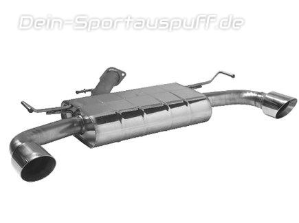 Bastuck Edelstahl Duplex Sportauspuff Hyundai I30N Typ PD je 100mm rund doppelwandig abgeschrägt