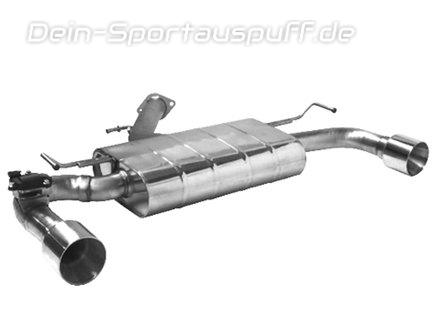 Bastuck Edelstahl Duplex Sportauspuff mit Klappensteuerung Hyundai I30N Performance Typ PD je 100mm rund doppelwandig gerade