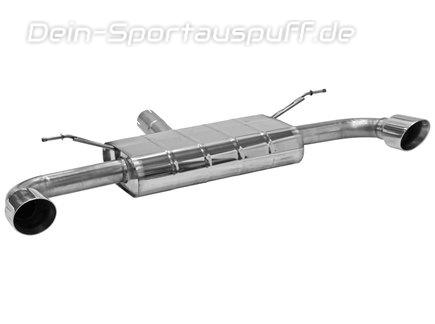 Bastuck Edelstahl Duplex Sportauspuff Ford Focus 4 ST-Line je 100mm rund doppelwandig abgeschrägt