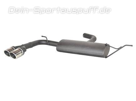 Ulter Sportauspuff Audi A3 8V Limousine 1.8l TFSI 2x80mm rund eingerollt abgeschrägt mit Absorber
