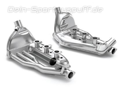 Eisenmann Edelstahl Wärmetauscher Satz 42mm Porsche 911 Ur-Modell (F-Modell Baujahr 1965 - 1974)