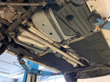 FOX Edelstahl Ø76mm Verbindungsrohr zum Kat Ford Focus 3 RS