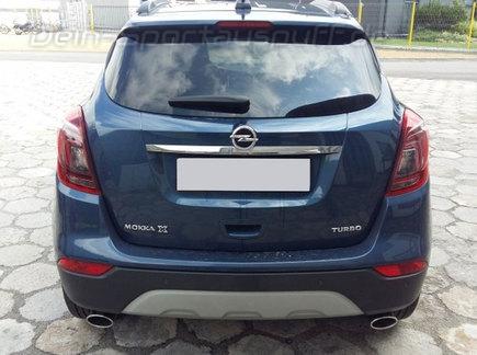 Ulter Duplex Sportauspuff Opel Mokka X 1 4l Je 1x80mm Oval Eingerollt Abgeschragt Gunstig Online Kaufen Dein Sportauspuff De