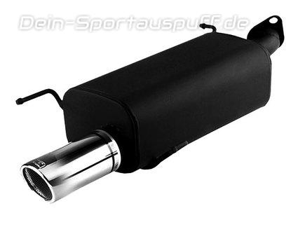 Ulter Sportauspuff Suzuki Swift 05- 90mm rund eingerollt abgeschrägt mit Absorber