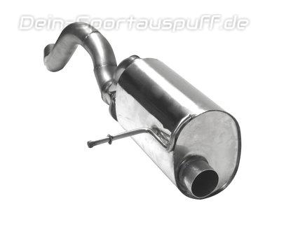 Bastuck Edelstahl Sportauspuff mit Klappensteuerung inkl. Adapter auf Serie Renault Megane 4 GT 1.6l TCe EDC für originalen Endrohrausgang